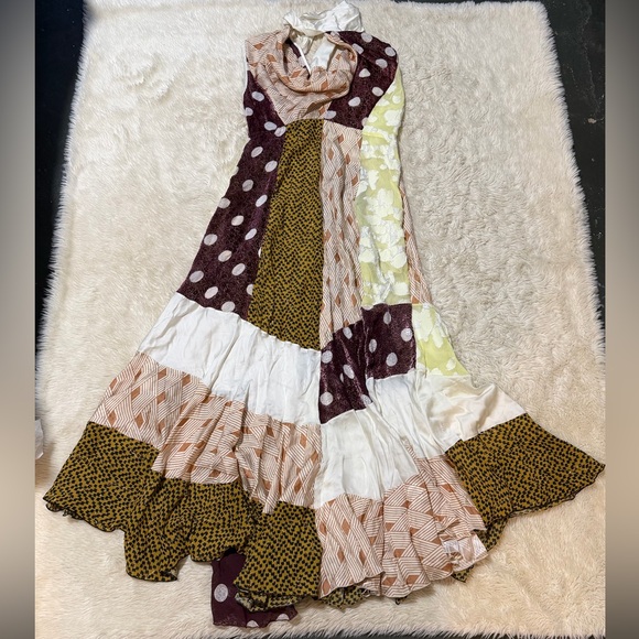 NWT Golden Goose Deluxe Daisy Patchwork Dress - Size Small - Picture 6 of 10